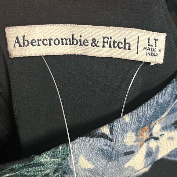 Abercrombie & Fitch Floral Black Maxi Dress with Tags - Picture 3 of 7